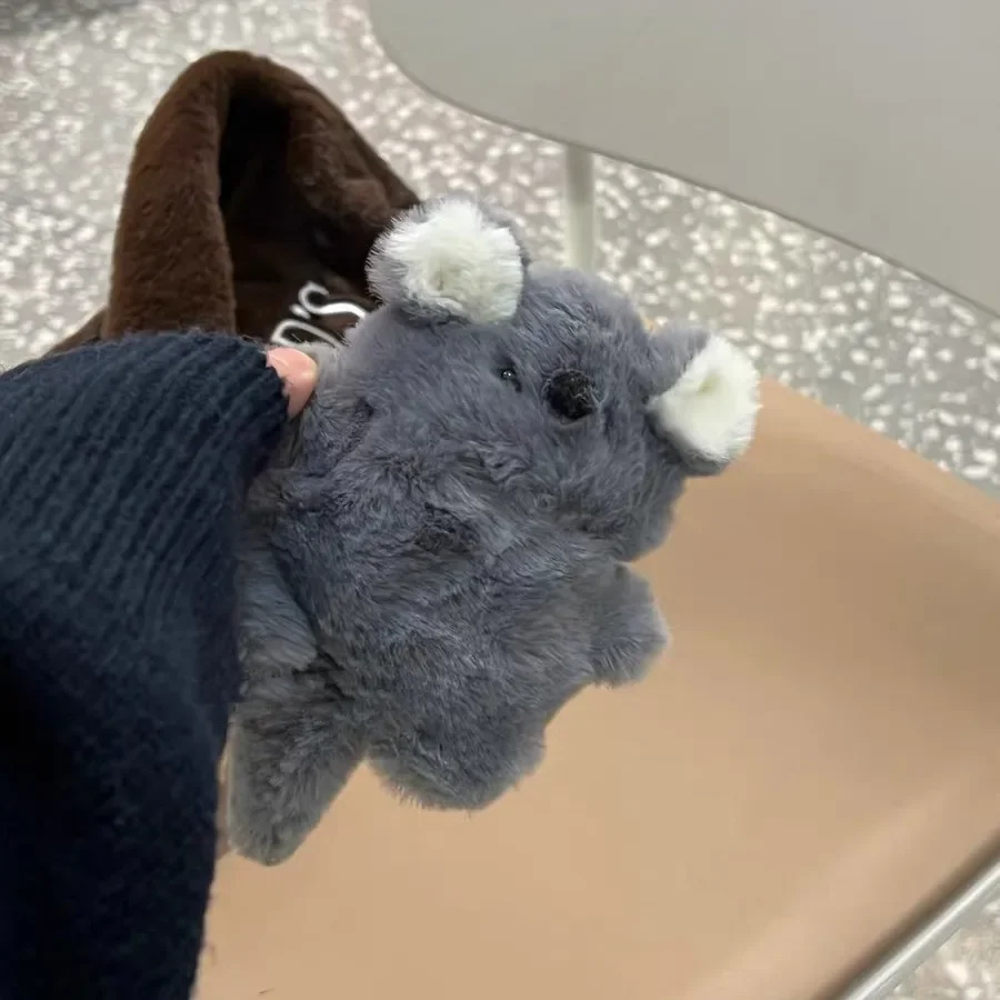 Cute and Cute Plush Koala Earphone Cover Suitable For Apple Airpods 1 2 3 4 Pro Pro2 Cartoon Earphone Protective Cover