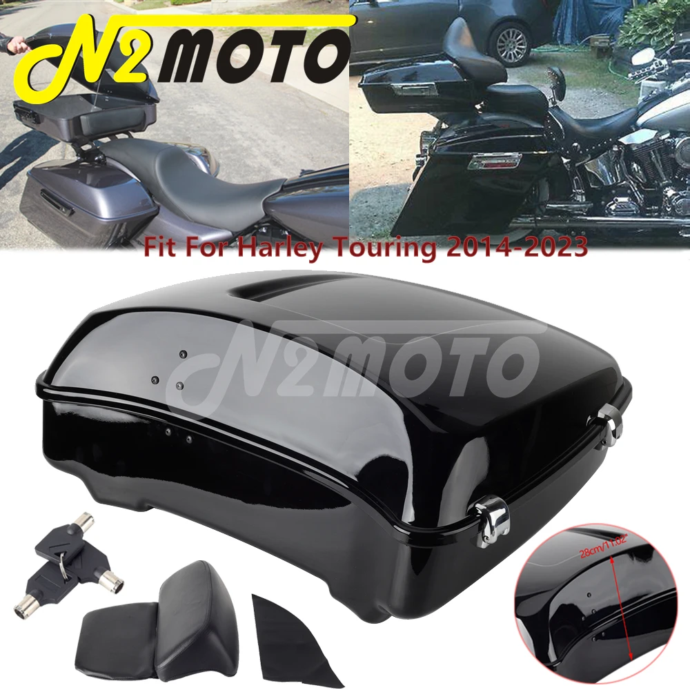 

ABS бритвенный пакет для багажника, спинки, защелка, набор ключей среднего размера для Harley Touring 2014-23 CVO Street Glide FLHXS FLTRX мотоциклетная задняя багажник