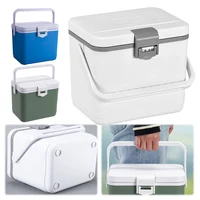4.5L Insulated Portable Cooler with Handle Camping Car Refrigerator Heat Preservation Mini Freezer Fridge for Camping Tailgating 2