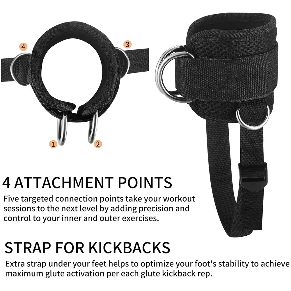Fitness Ankle Straps 1PCS Ankle Straps for Cable Machine Man Woman Kickback Attachment Gym Cuff fitness ankle straps,ankle straps,ankle wrist cuffs