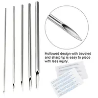 12G 14G 16G 18G 20G 5/10/30/50pcs Piercing Needles Disposable Body Piercing Needles Ear Nose Navel Nipple Piercing Piercing Kits 2