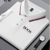 Nouveau polo brodé pour homme, décontracté et élégant, à manches courtes, respirant, confortable et polyvalent 1