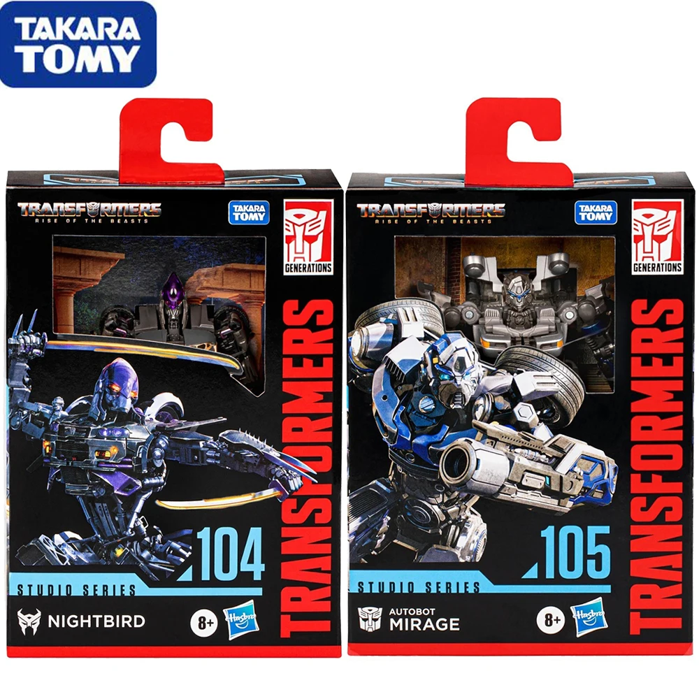 Transformers Generations Studio Series 104, Statuetta Nightbird Classe Deluxe da 11 cm, Rise of The Beasts
