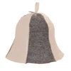 Felt Sauna Hat Anti Heat Russian Cap Thicken Wool Felt Shower Cap Hair Turban For Bath House Head Protection Drop 4