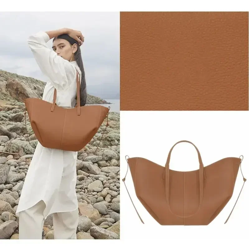 Bolso De Mano De Cuero Para Mujer – Diseño Tallado A Mano, 2 Correas (elegante Y Práctico)
