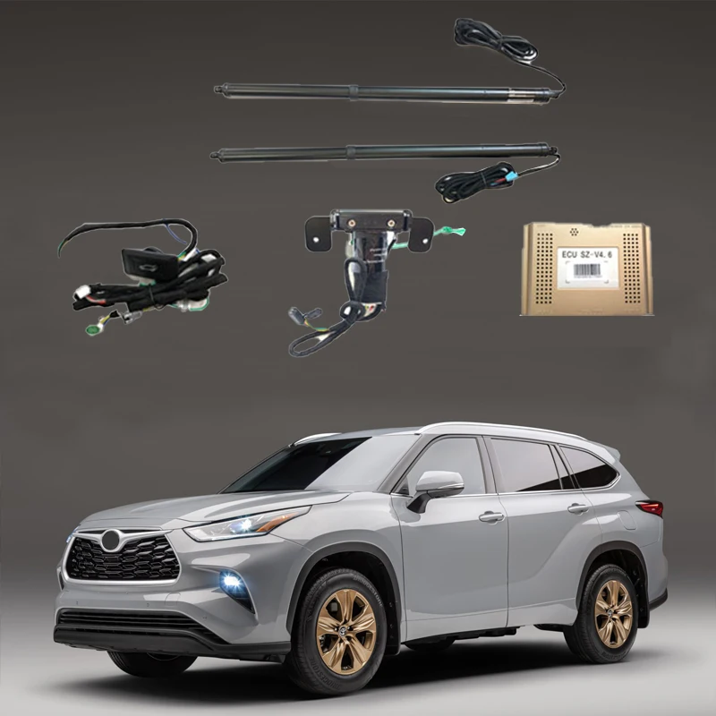 

For Toyota Highlander 2009-2022 electric tailgate modified car trunk door installation lifting rear door Can install foot sensor