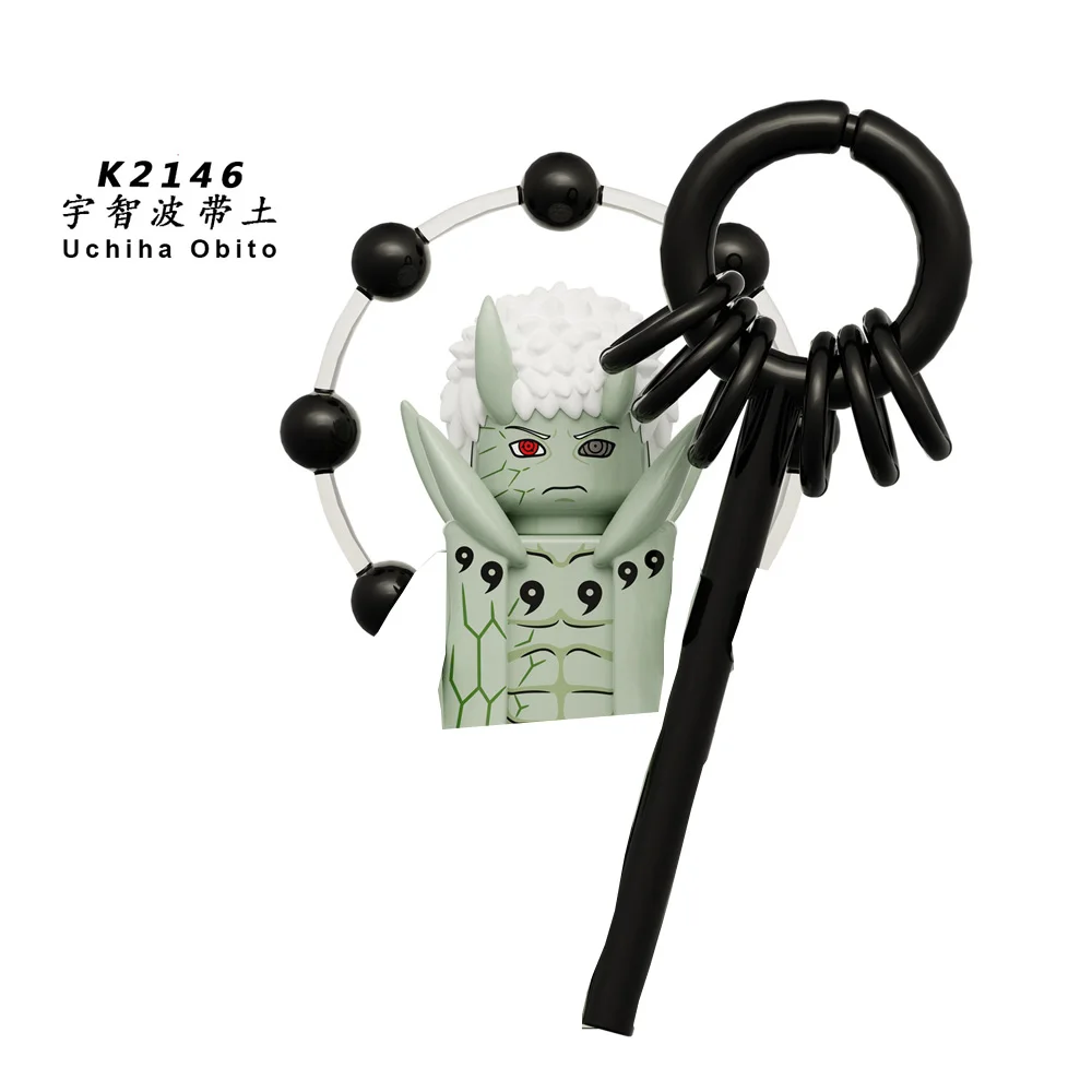 Naruto Anime Series Building Blocks Doll Tsunade Uchiha Obito Jiraiya Mini Action Figures Desktop Decorations Kids Holiday Gifts