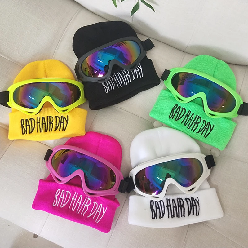 Children's Ski Goggles & Hat