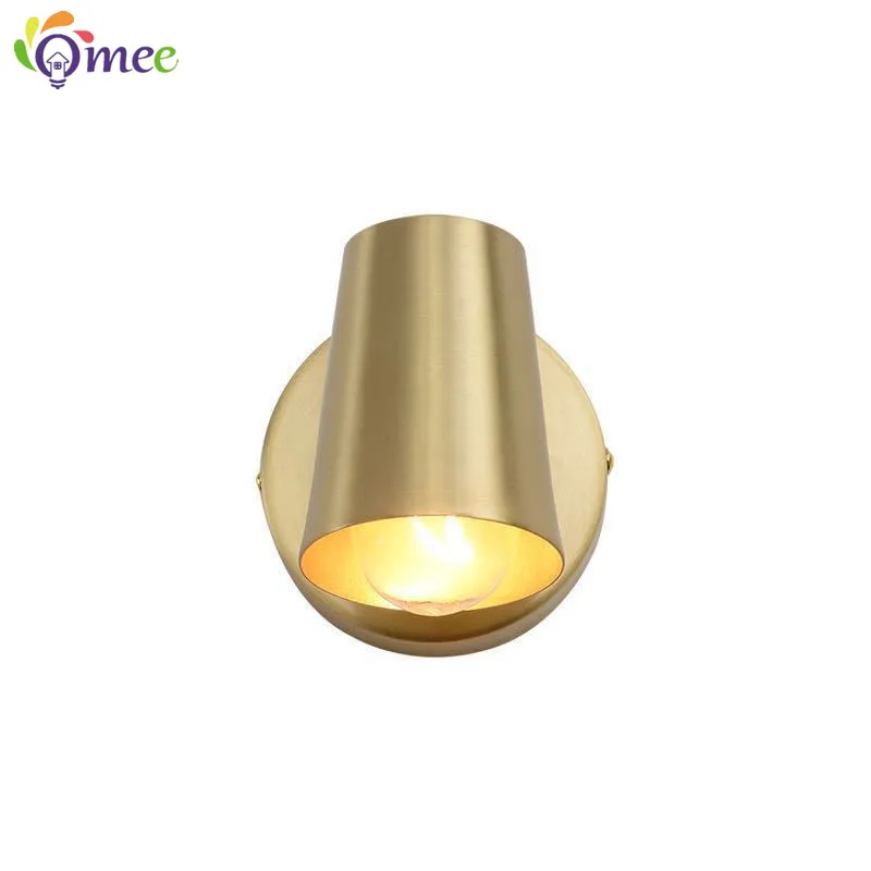 Omee Gold Modern Wall Lamps Vintage Home Lighting Living Room Bedroom Decoration Bathroom Vanity Light Fixture Wall Mount Lamps