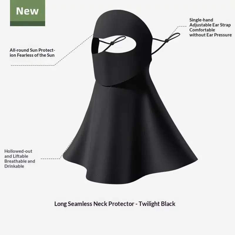 Enhanced Sunblock Face Shield with Adjustable Brim