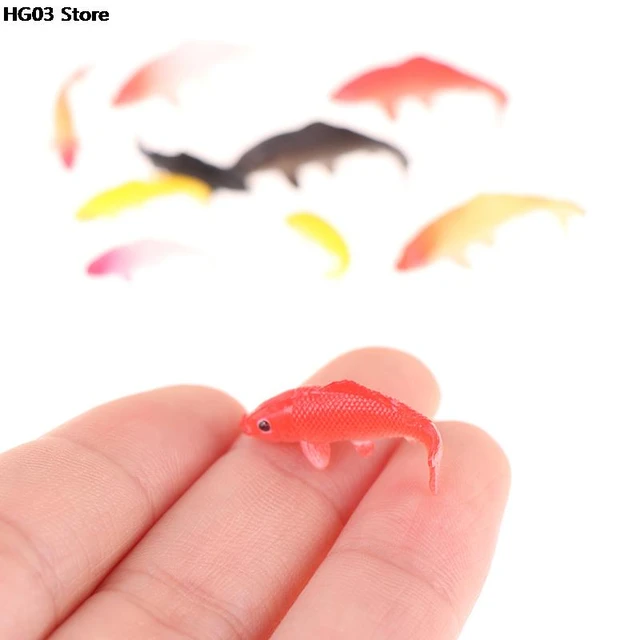 5pcs Doll House Toy Fishing Rod Mini Fishing Net Goldfish Tank Koi Miniature  Goldfish Round Square Tank Doll Accessories - AliExpress