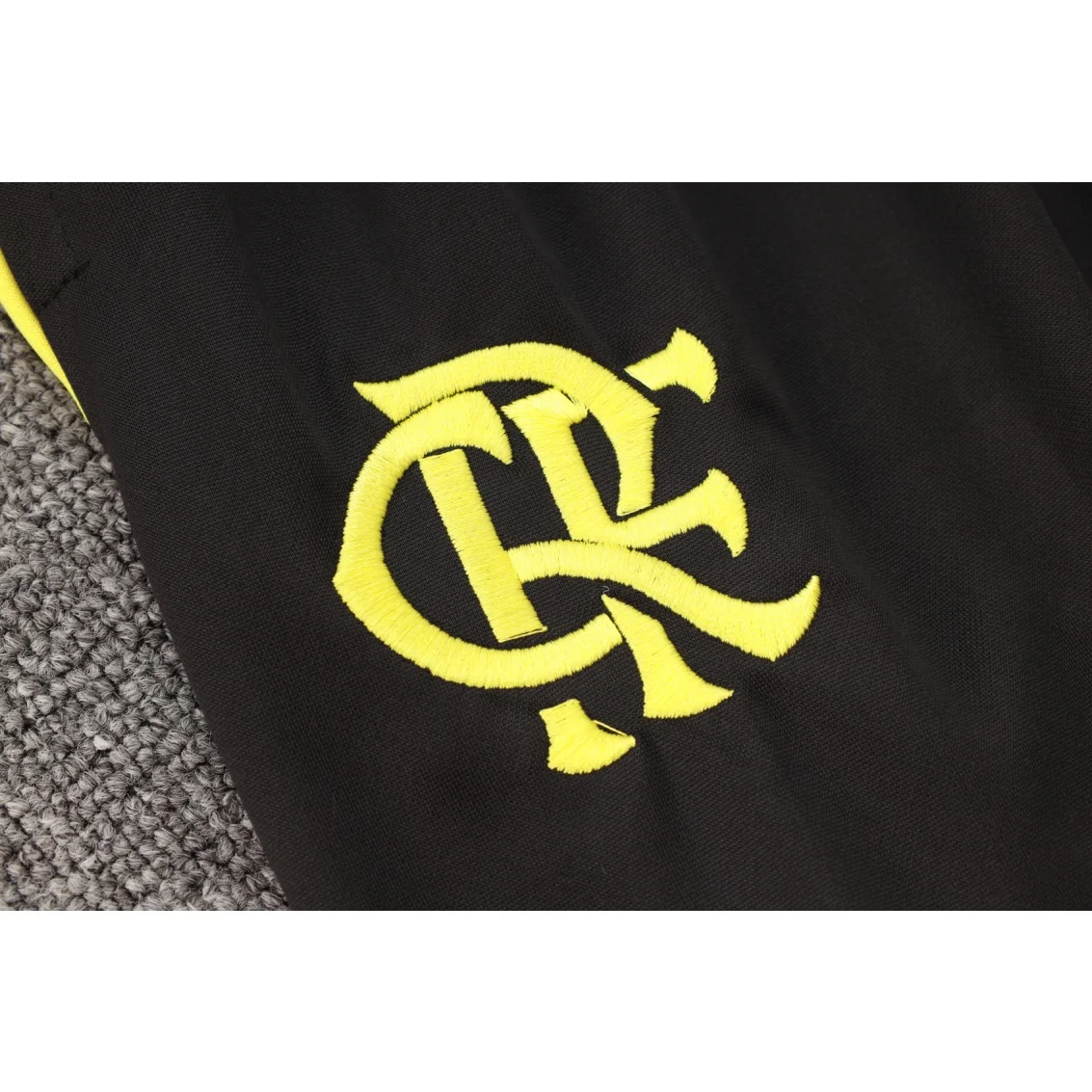 Adidas Soccer Jerseys Men Durable Versatilecropped Trousers Short-sleeved Comfortable Training Suit Yellow and Black