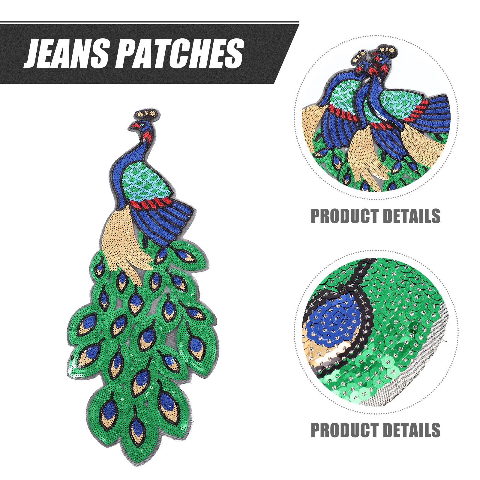 의류 수리 패치, 바느질 자수 스티커, 원피스 의류 액세서리, 3 개