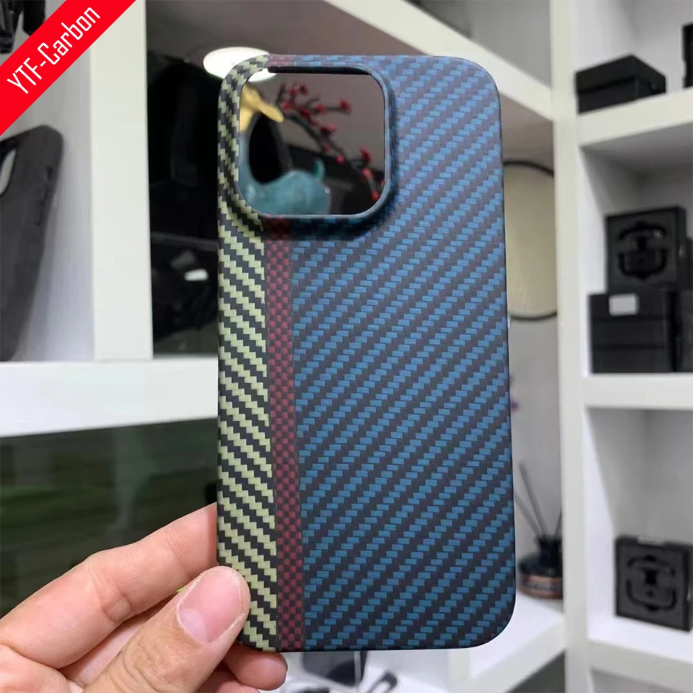 

Чехол YTF из чистого углеродного волокна для телефона iphone 14, чехол с тонким отверстием для камеры, противоударный чехол для iphone 14 Pro Max