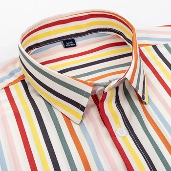 Coreano di lusso uomo abbigliamento autunno nuovo manica lunga a righe camicie sociali uomo Business Casual camicetta Homme camicia Camisas De Hombre