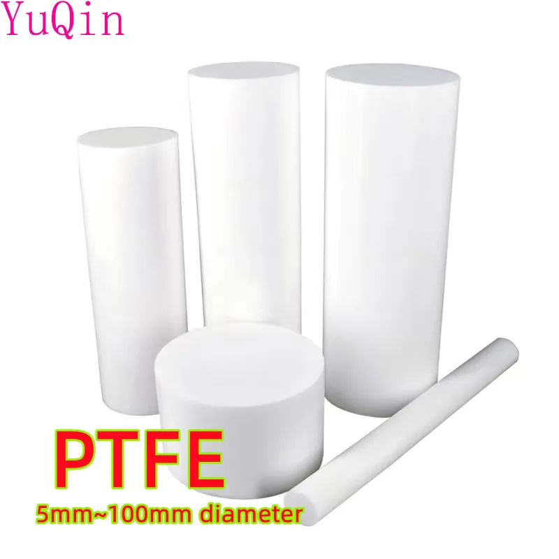 5mm~100mm diameter PTFE bar Polytetrafluoroethylene bar Environment-friendly Non-toxic DIY Plastic Rod