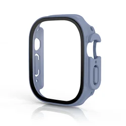 Enhanced Protective Case with Screen Protector for Apple Watch Ultra 49mm - Premium HD Tempered Glass and Durable Bumper Shell Accessories (Lavender 21)