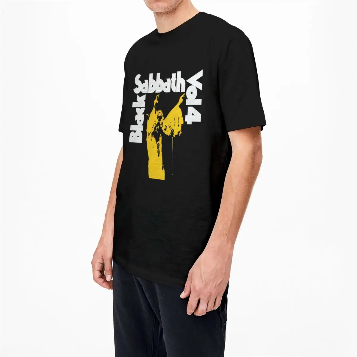 Men Women 2024 Black Cool Sabbaths T Shirt 100% Cotton Printed Tee Shirts Rock Band Top Clothing 3