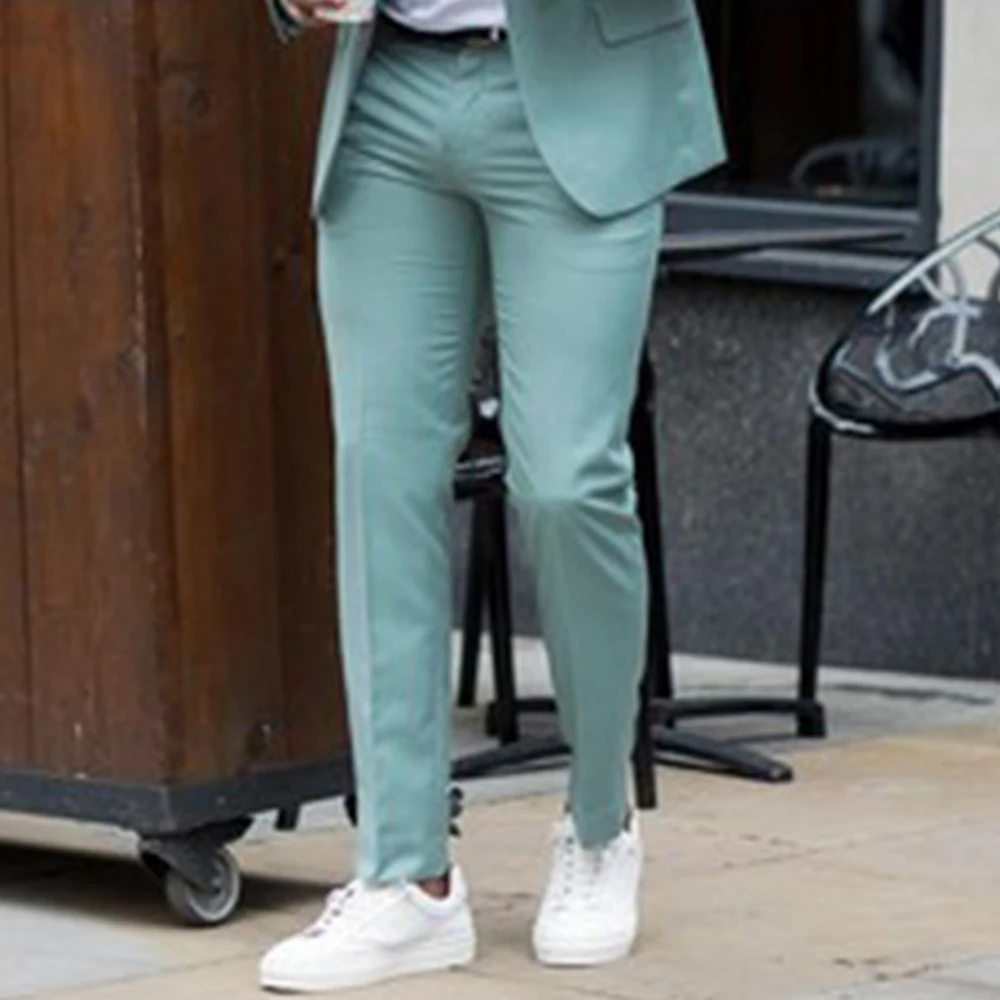 2025 Mint Green Suit Men Green Blazer Men Custom Made Suit Men Fashion Men Blazer Fashion Coat Pant Design Latest Wedding Suits