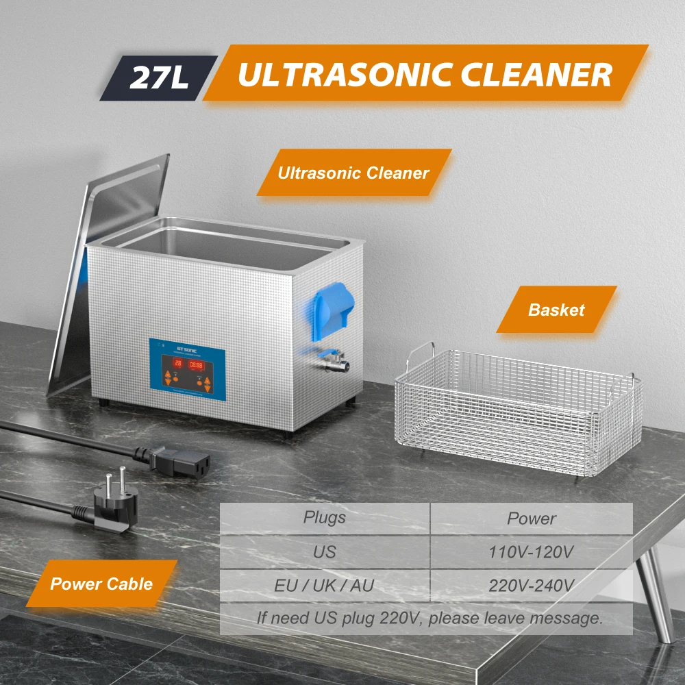 GTSONIC Ultrasonic Cleaner - 2L to 27L Digital Ultrasound Bath with Big Sale Price Description Image.This Product Can Be Found With The Tag Names Digital ultrasonic cleaner 6l, Ultrasonic cleaning machine 3l, Ultrasonic cleaning machine 6l