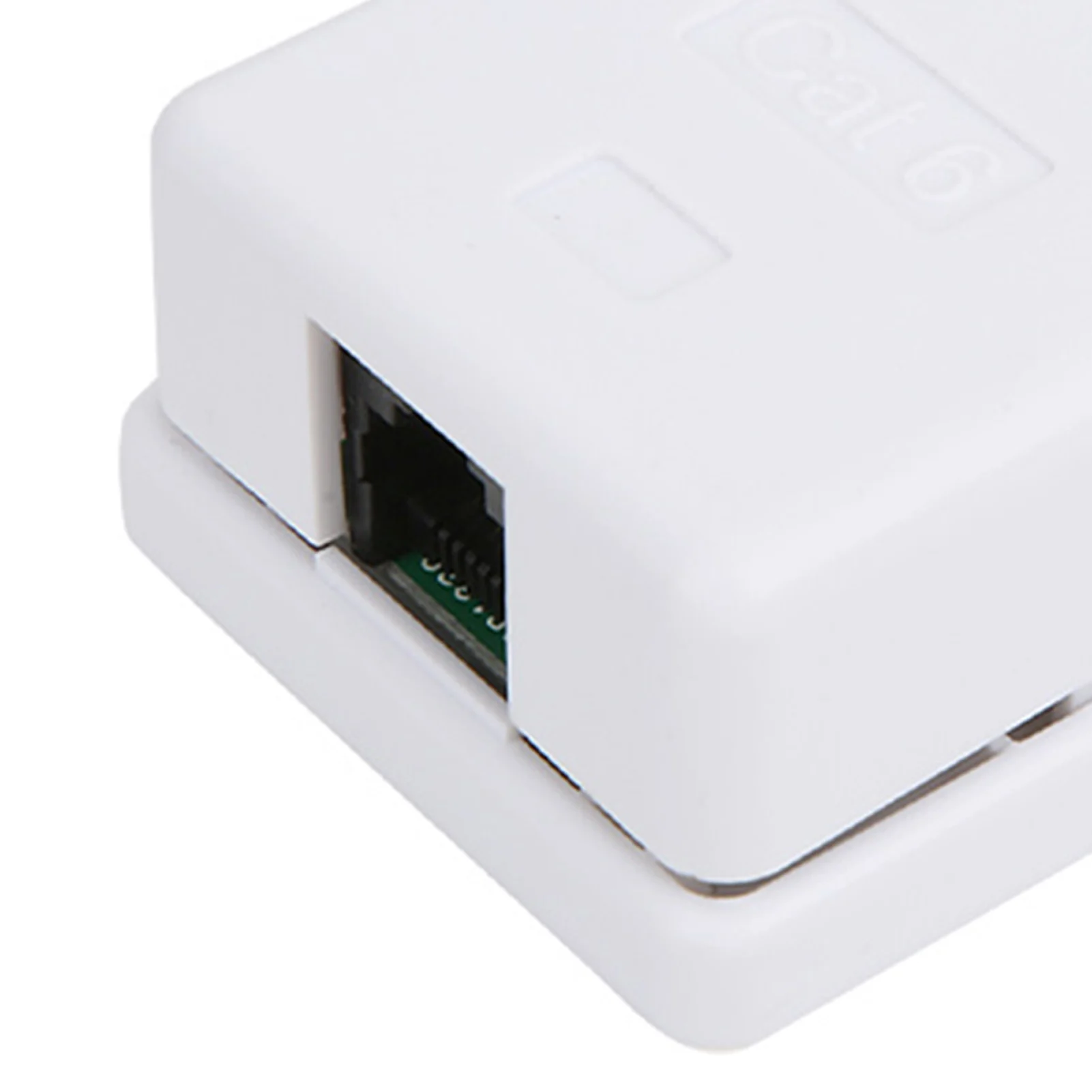 Cat6 RJ45 8P8C Mount Box Single Port Desktop Information Junction Box Connector Wall Coupler Jack Adapter 2Pcs electrical junction box,electrical box,electrical distribution box