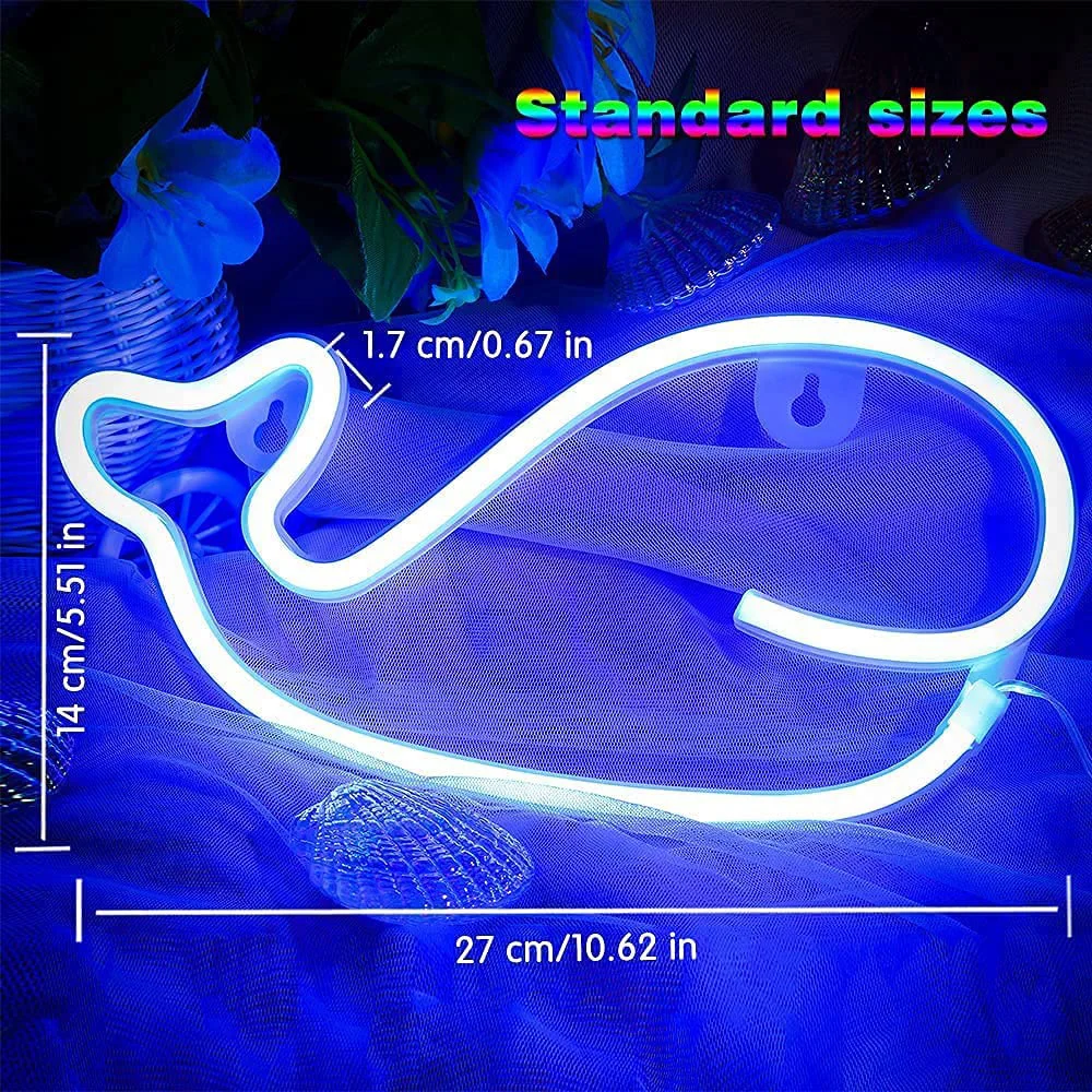 LED Neon Sign Lights Party Wall Art Decor Room Bar Beer USB/Battery Neon Lamps Wall Hanging Neon Signs Musical Note Night Lights 3