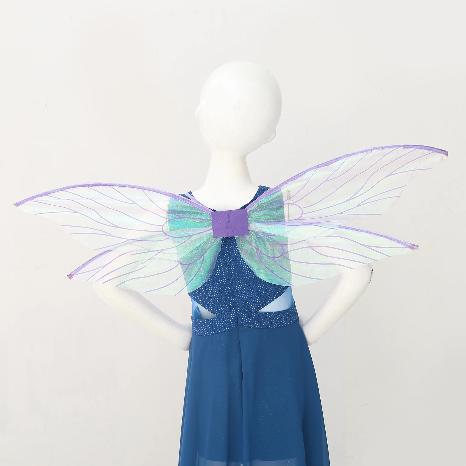Fairy Angel Cicada Wings Elf Wings For Girls Women Halloween Christmas Party Cosplay Costume Masquerade Dress Up Props 2023 New