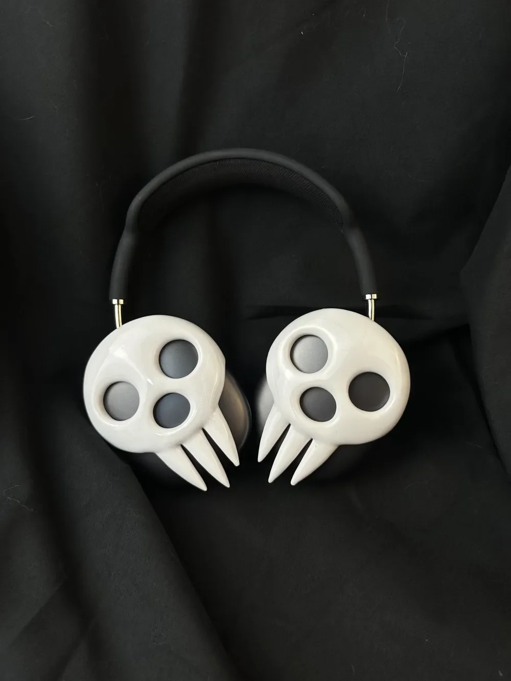 骨格デザイン ワイヤレスヘッドフォン　カバー　AirPods max Amazon | ROCKMAX AirPodsMax用スキンカバー ヘッドフォン