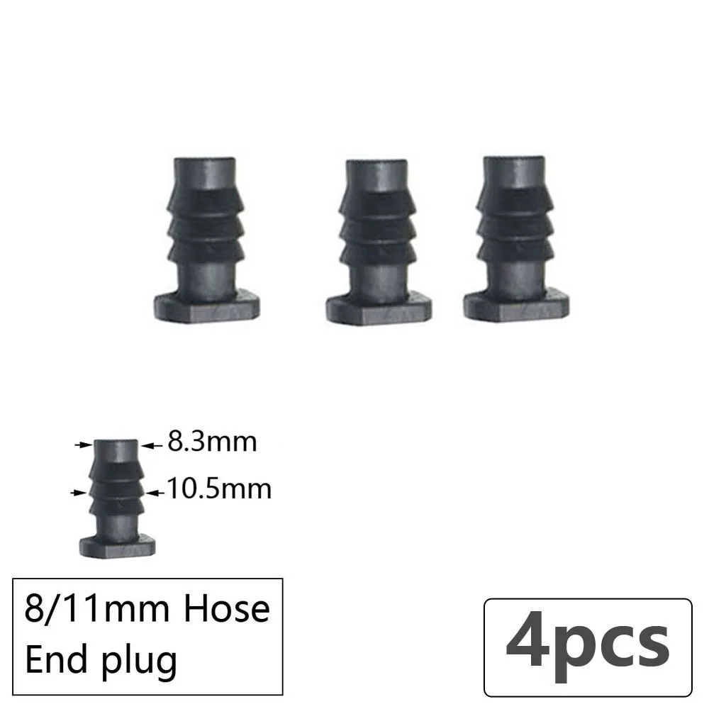 Connecteur En T Pour Tuyau D’Arrosage – 3 Pièces – 8/11 Mm Vers 4/7 Mm – Noir