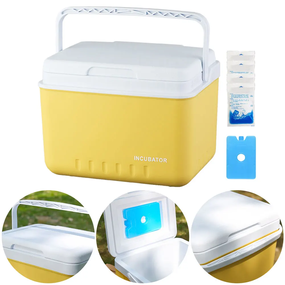 Portable Insulated Cooler Box for Camping and Picnic