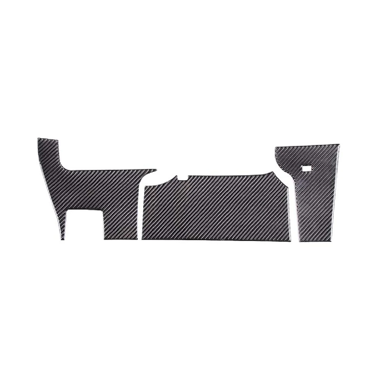 

For 2022-2023 Main Driving Knee Pad Panel Sticker Real Carbon Fiber Soft
