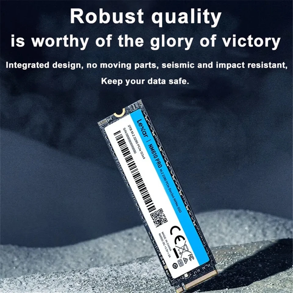 Lexar NM610 PRO M.2 2280 PCIe Gen3x4 NVMe SSD Internal Solid State