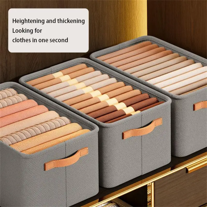 Thicken Clothes Organizer Storage Box Drawer Organizer Pants Sweater Storage Cabinets Drawers Jeans Wardrobe