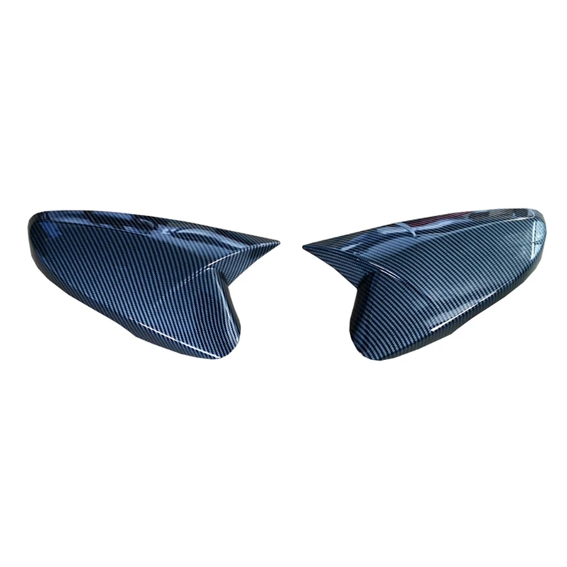 

Car Rearview Mirror Cover Ox Horn Side Mirror Shell Reverse Caps Trim For Hyundai Veloster 2011-2015 Carbon Fiber