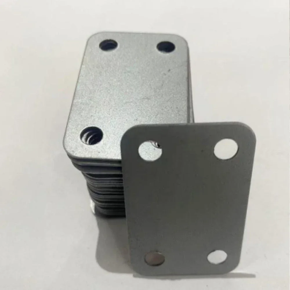 Stainless Steel Angle Bracket Right Angle Straight Four Hole Fixed Furniture Fasteners for Wood Shelves Cabinets