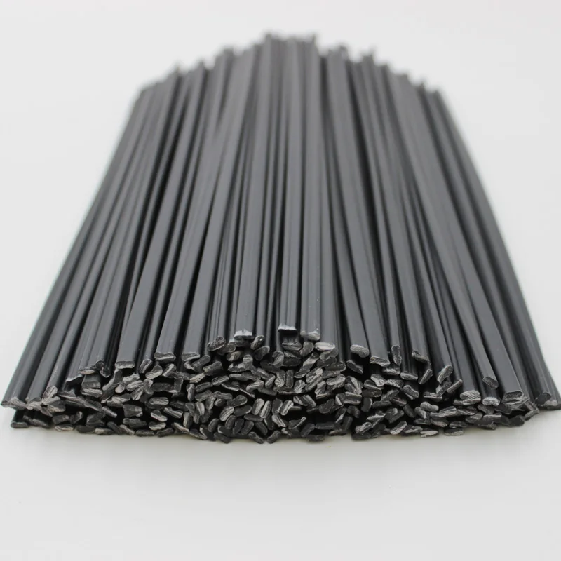 

40pcs Black PP (Polypropylene) Plastic Welding Rods 250mm Electrode Sticks for Car Bumper Repair Tools Hot Air Welder Machine