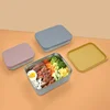 Bpa Free Lunch Box Stainless Steel White Silicone Lid Customized Kids Stainless Steel Lunch Box 2
