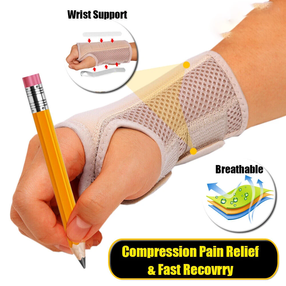 Wrist Brace Wrist Guard Wrist Support Band Wrist Support 1Pcs Adjustable Wrist Support Hand And Wrist Support Night Pain Relief Brace Carpal Tunnel Brace