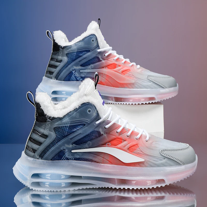 Men's Trendy Shoes for Autumn and Winter, Couple's Matching Trendy Shoes, Travel Shoes, Men's Height-Increasing Ultra-Light Versatile Simple Casual High-Top Sports Casual Men's Shoes