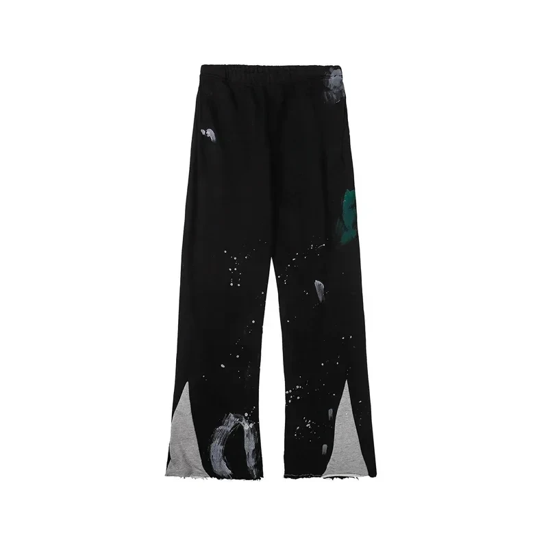 2025 new Men's sweatpants from a fashion brand are classic style splashed with graffiti letter print,and loose slacks 2