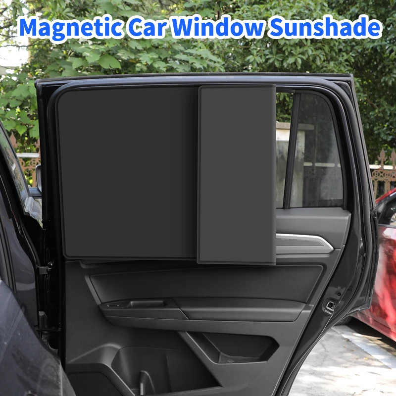 

Magnetic Car Sunshade UV Protection Car Curtains Sun Shield Cover Double Sides Car Window Sunshade Protector Window Film Cover