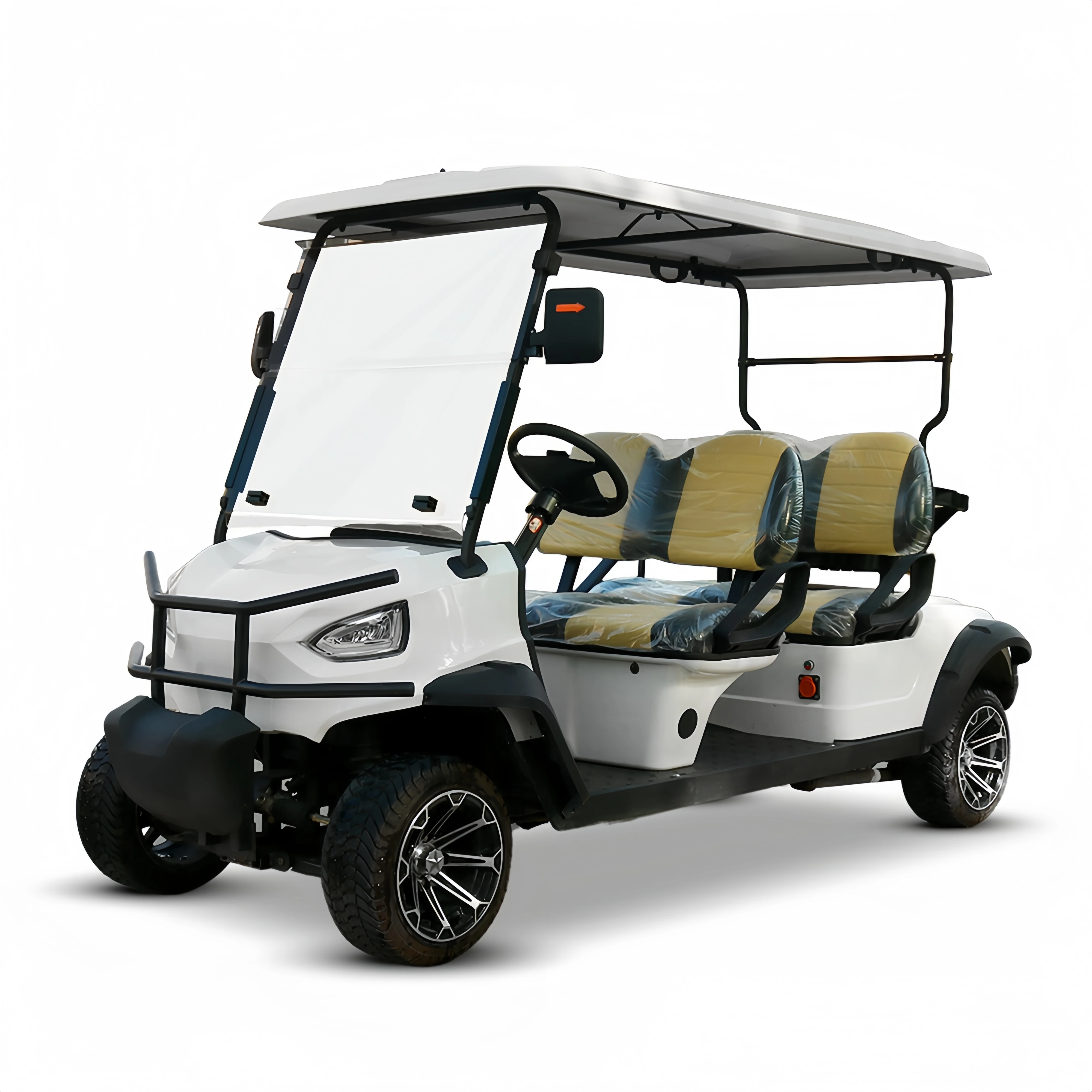 2 Seater Electric Car 8-Seater Electric Golf Cart CE Certified Sightseeing Cart With 48V Battery Voltage