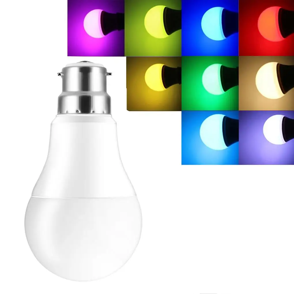 B22 Smart LED Bulb Intelligent WiFi Light Bulb RGB+W Dimmable Smartphone App Control Dimming bulb
