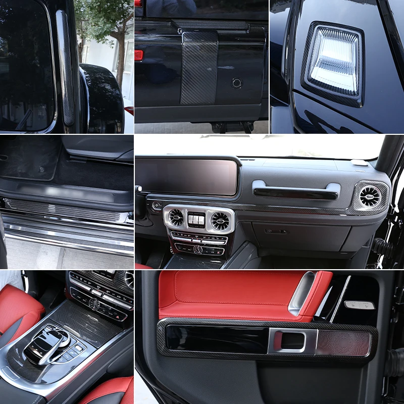

Real Carbon Fiber For Mercedes-Benz G-class W464 2019-2022 Car Interior Decoration Sticker Car Modification Accessories