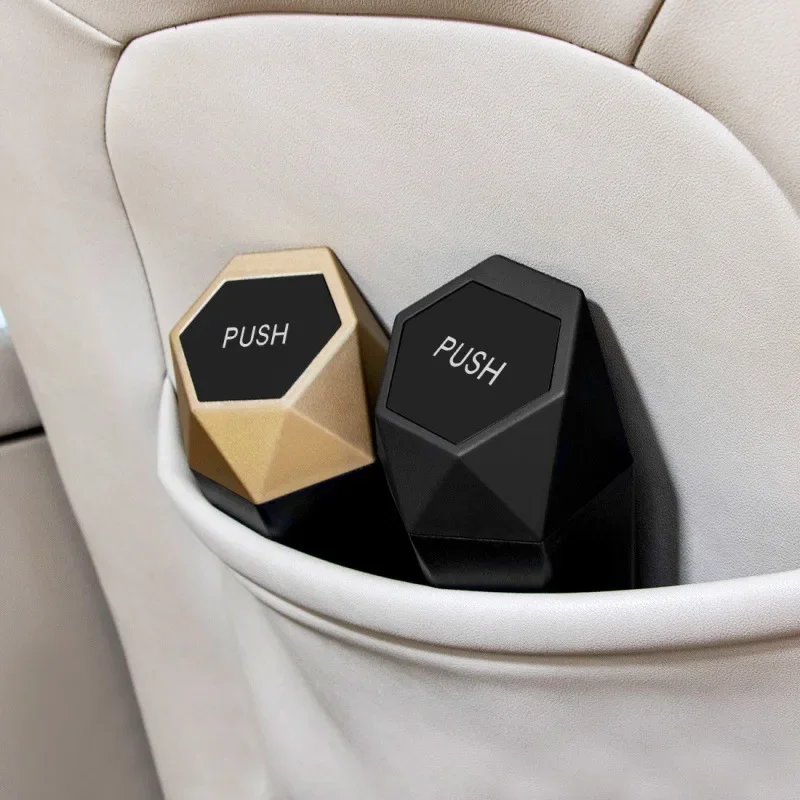 Universal Car Trash Can Door Seat Back Visor Trash Bin Auto Organizer Storage Box Color Garbage Dust Case Ashtray For car trash can car trash bag car armrest storage box