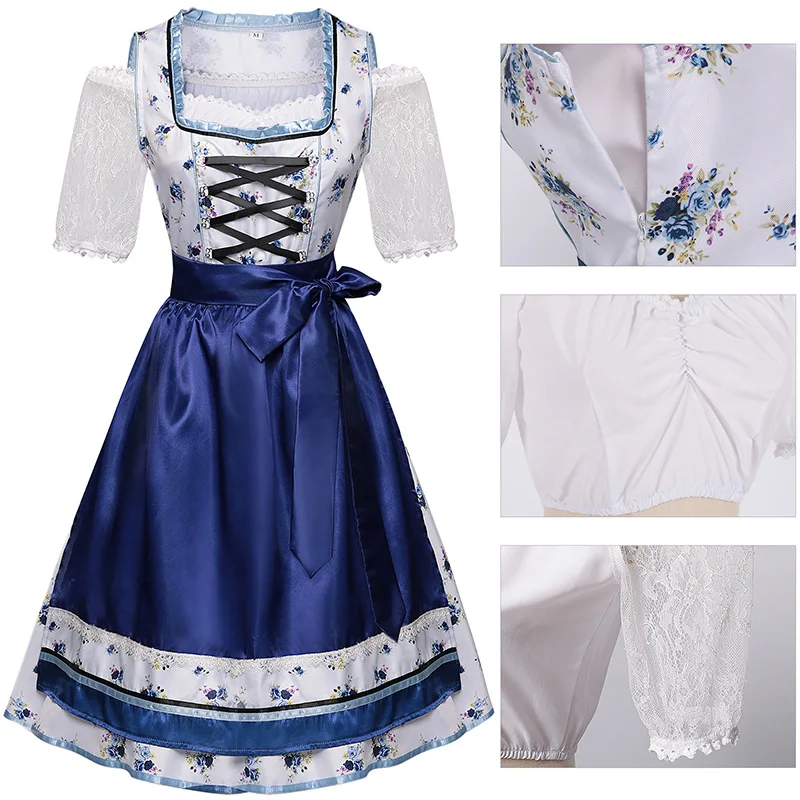 chinese dress ladies Women’s Lederhosen Leather Short Pink – Oktoberfest Costume 38 main image 1
