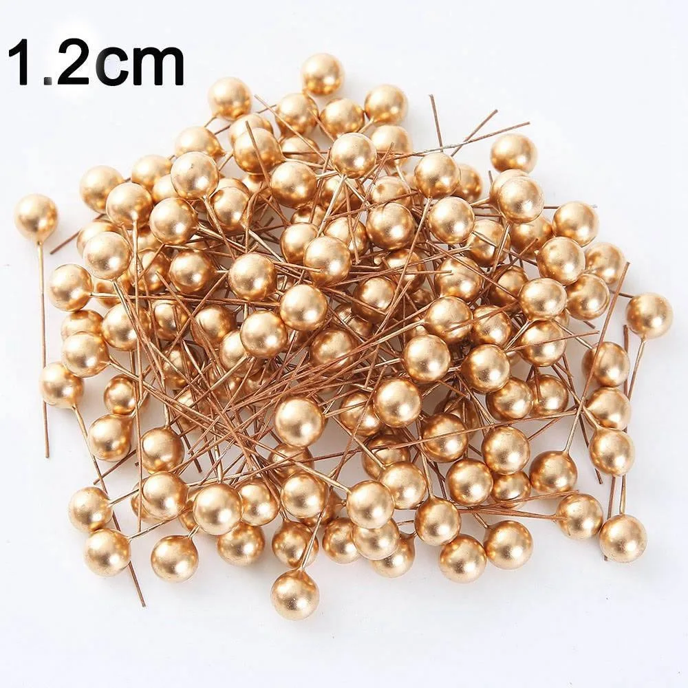 50 Stücke Weihnachtsdekoration Gold Rot Beere Weihnachtsbaum Ornamente für Wohnkultur Navidad Neujahr Geschenke 2026 Girlande DIY Zubehör – Detail 12