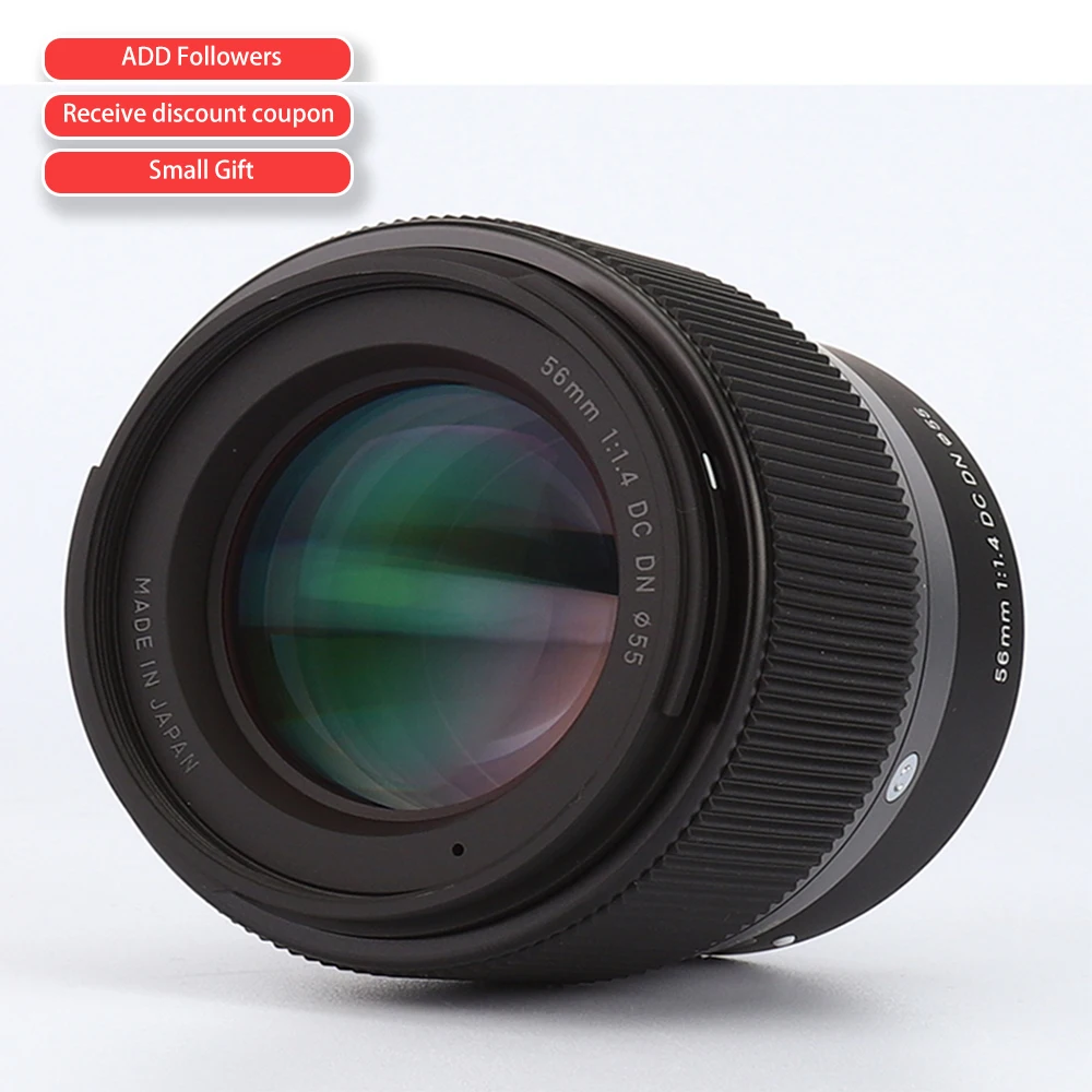 Sigma 56Mm F1.4 Obiettivo Dc Dn Contemporaneo Per Fuji X Mount Black