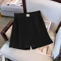 150Kg Plus Size Women's Hip 150 Summer High-Waist Five-Point Shorts Loose Wide Leg Casual Pants 4XL 5XL 6XL 7XL 8XL 9XL - Image 4