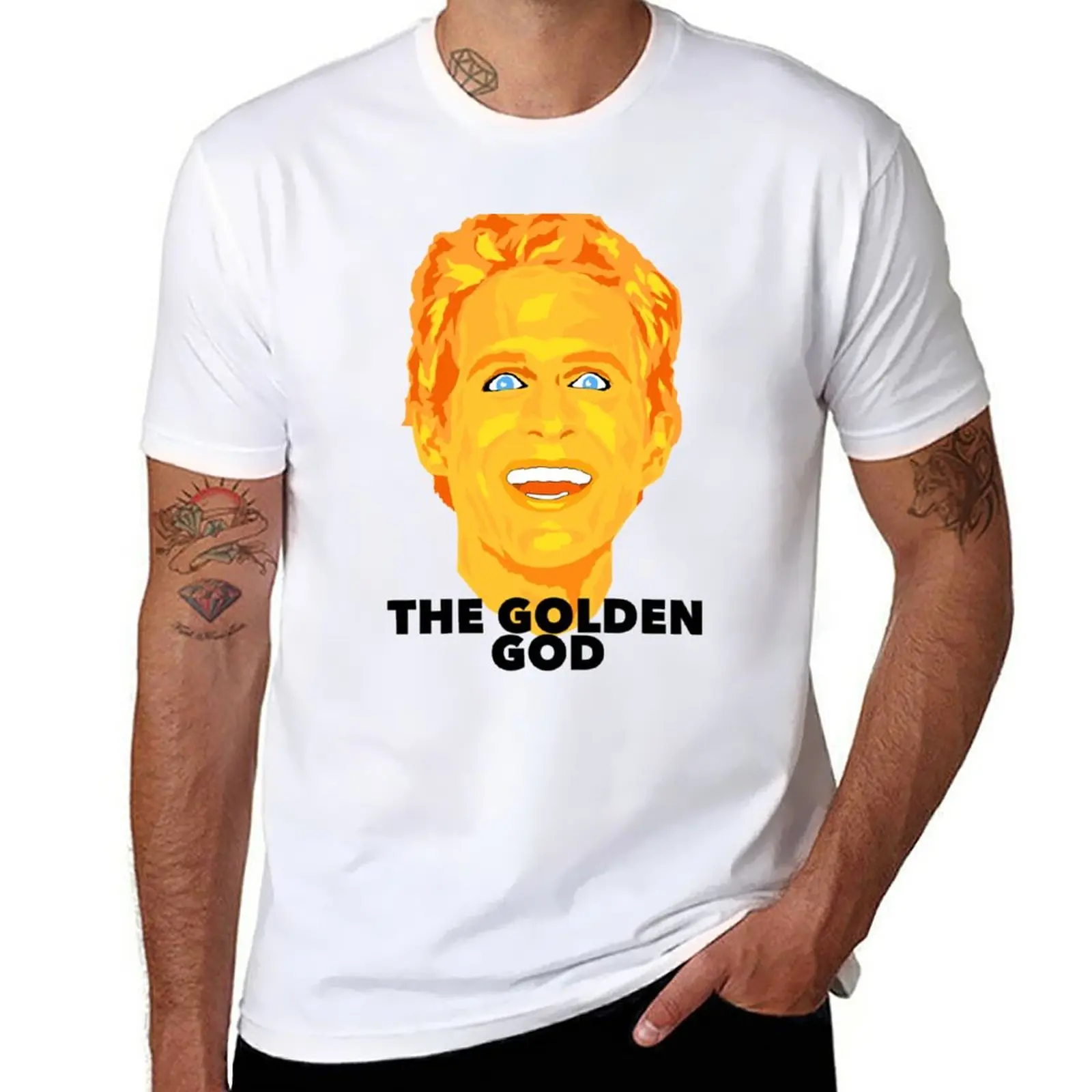

New Golden God Design T-Shirt heavyweight t shirts cute tops sublime t shirt black t-shirts for men